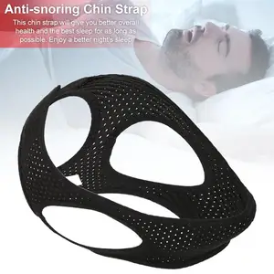 Дышащий ремень для защиты подбородка от храпа пояс для защиты подбородка для взрослый ободок без маски головной убор CPAP удобная замена