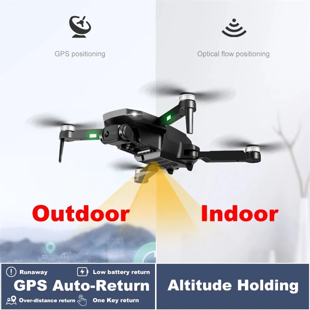 Новинка Rg-101 Drone 6K Hd профессиональный бесщеточный двигатель вертолеты Wi-Fi камера