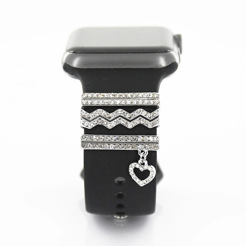 Декоративное кольцо Для Apple Watch браслет подвески для смарт-часов Samsung Galaxy