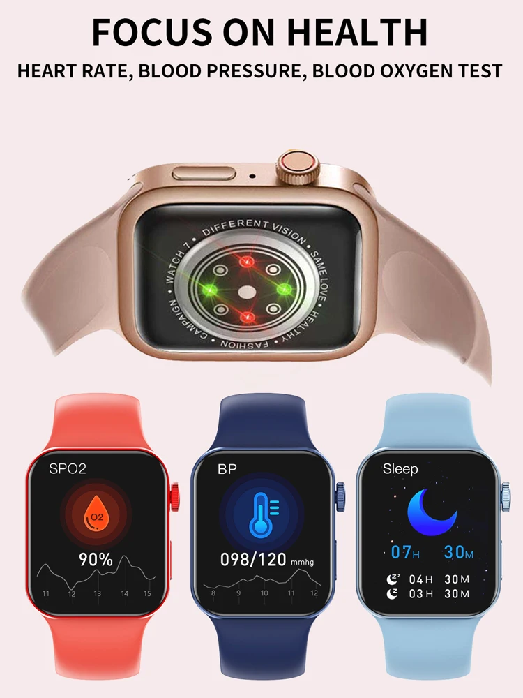 Смарт-часы CHYCET 2021 IWO серии 7 с Bluetooth для мужчин и женщин фитнес-трекер браслет часы