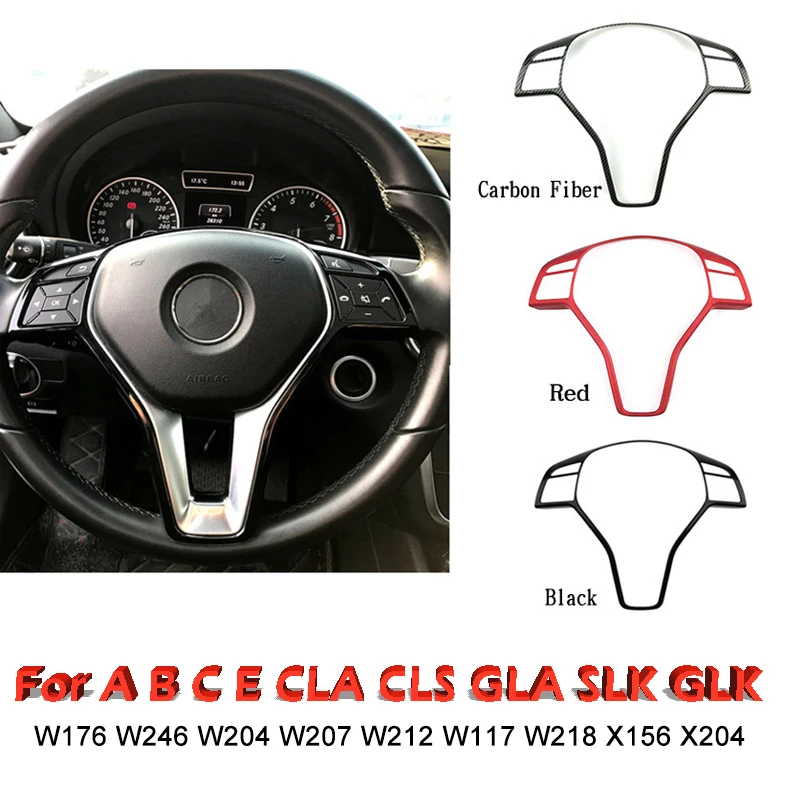 Чехол для рулевого колеса Mercedes Benz A B C E CLA CLS GLA GLK Class W176 W246 W204 W207 W212 W117 W218 X156