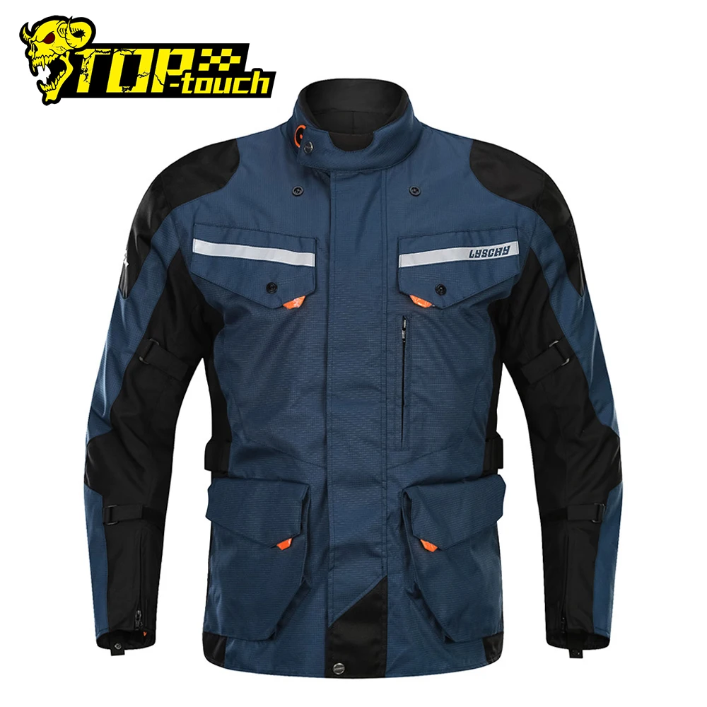 LYSCHY мотоциклетная куртка для мужчин водонепроницаемая верховой езды зимняя