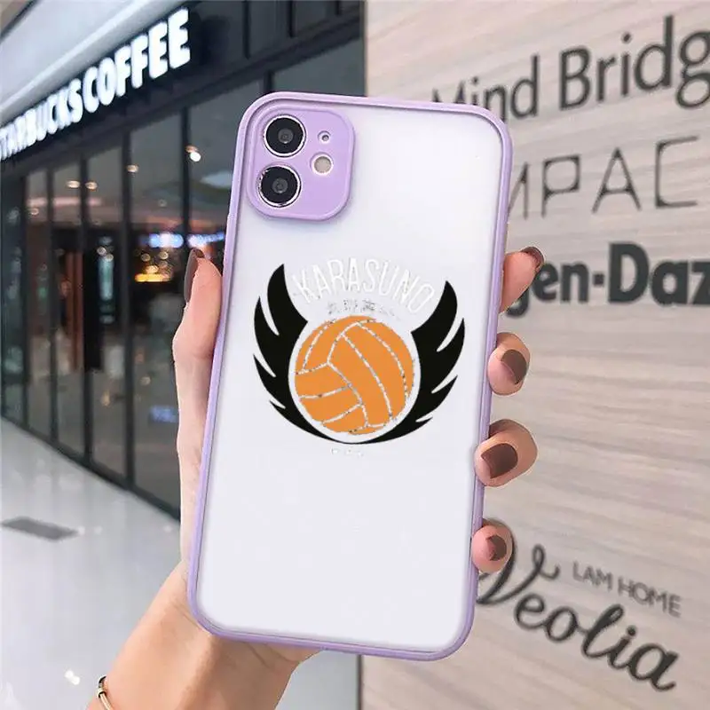 

Haikyuu Hinata attacks Phone Cases matte transparent For iphone 7 8 11 12 plus mini x xs xr pro max cover