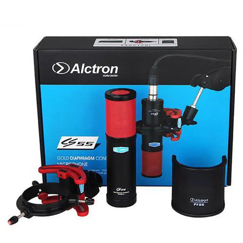 

Конденсаторный микрофон Cs55 с большой диафрагмой для записи, используемый в студии, для записи и выступлений на сцене