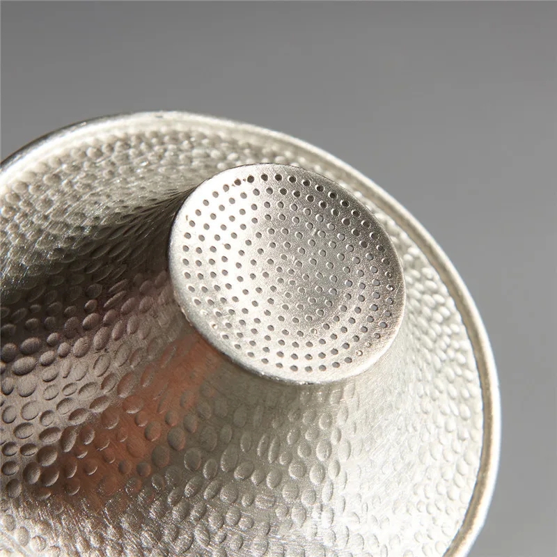

Pure Tin Mesh Tea Infuser Tea Drain Features Tea Strainer Loose Leaf Filter Tea Strainer With Handle Kungfu Tea Set Accessories