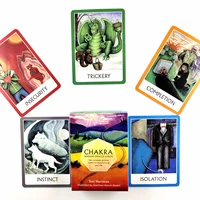new arrival high quality chakra tarot cards fortune guidance telling divination deck board game with pdf guidebook leisure party
