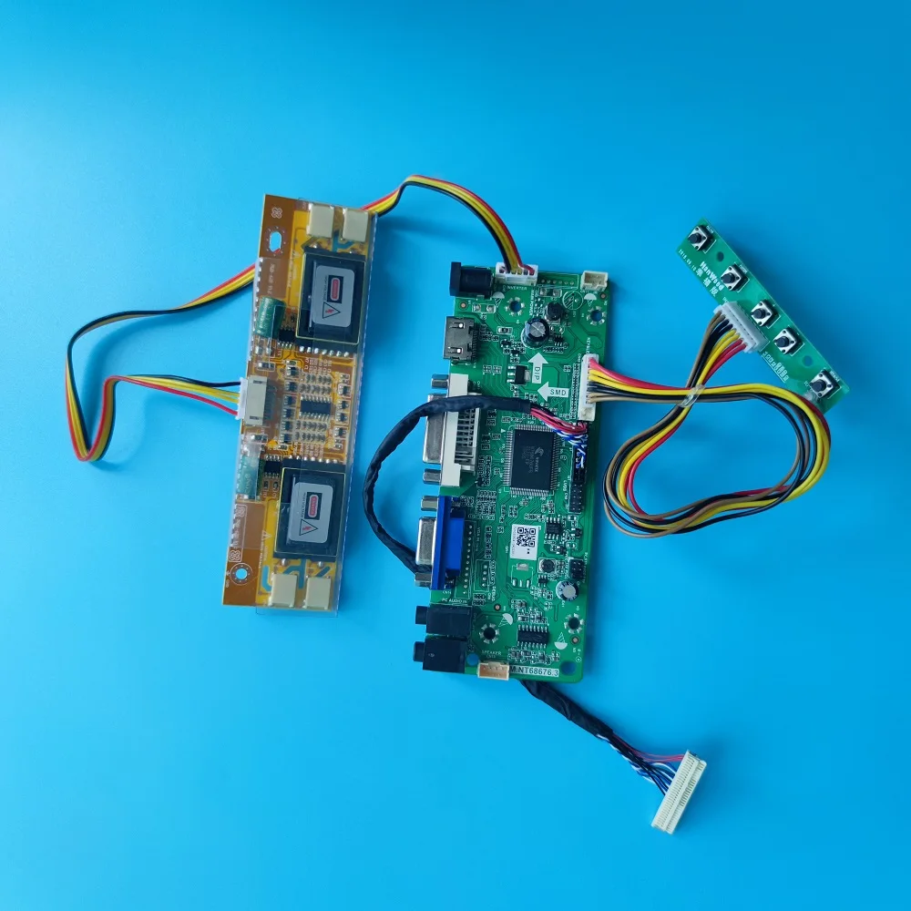 

Комплект для детской платы контроллера/R4/402/401/301, LVDS 4 лампы, 19-дюймовая панель M.NT68676 1440X900, драйвер VGA DVI 30pin