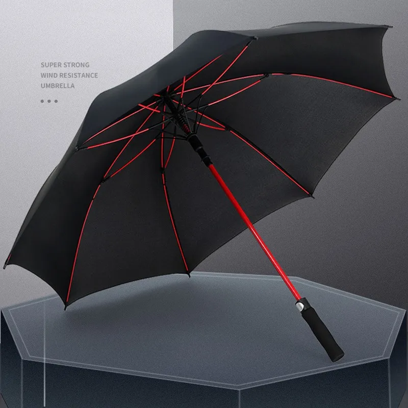 

Luxury Windproof Umbrella Long Handle Fashion High Quality Large Golf Umbrella Outdoor Patio Anti UV Paraguas Rain Gear BC50YS
