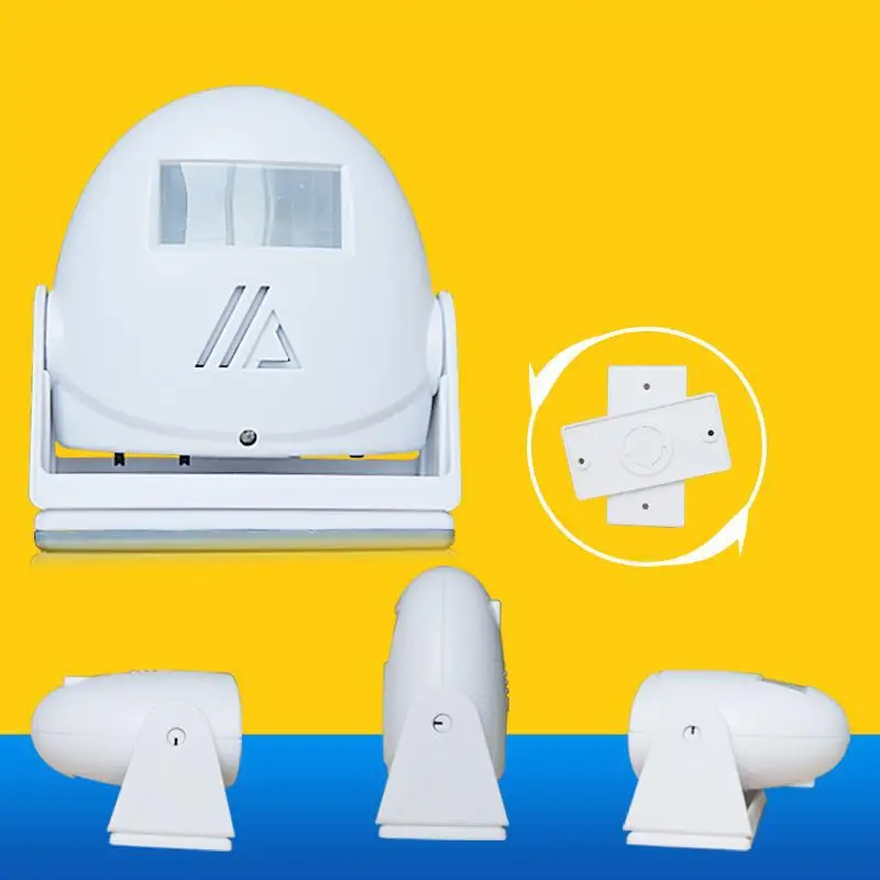 

Wireless Music Door Bell Guest Welcome Chime Alarm PIR Motion Sensor For Shop Entry Security Infrared Detector Doorbell