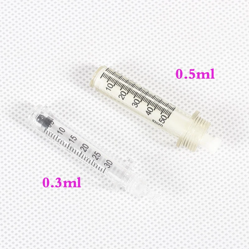 0.3ml / 0.5ml Disposable sterile acid Ampoule plastic syringe needle for hyaluronic pen Nebulizer Wrinkle Removal lip injection