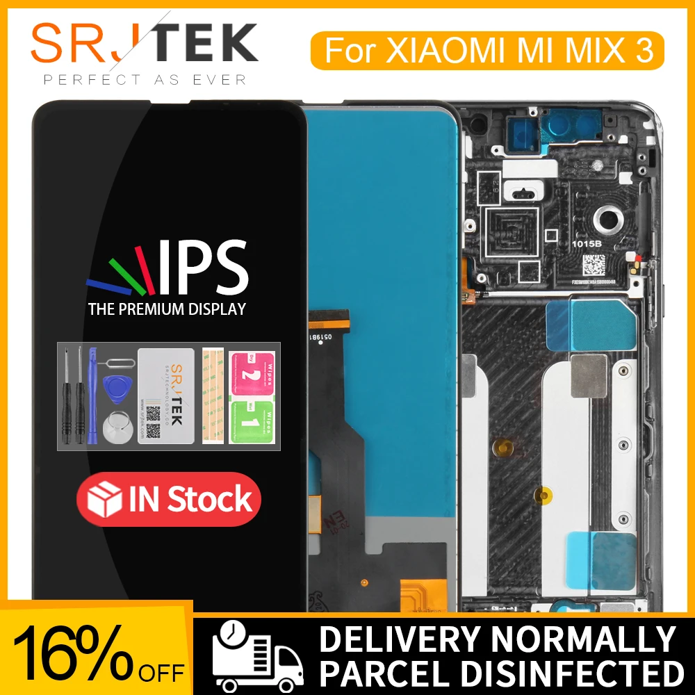 TFT для XIAOMI Mi Mix 3 ЖК матричный сенсорный экран дигитайзер в сборе с рамкой 6 19
