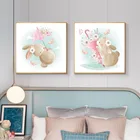 Набор для вышивки крестиком Lnnocent Bunny, наборы для рукоделия с рисунком мультяшного кролика, 11CT, детское домашнее украшение для творчества