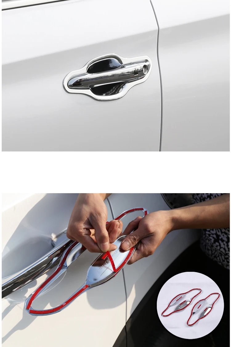 Накладка на дверную ручку автомобиля хромированная для Hyundai Tucson 2015 2016 2017 |