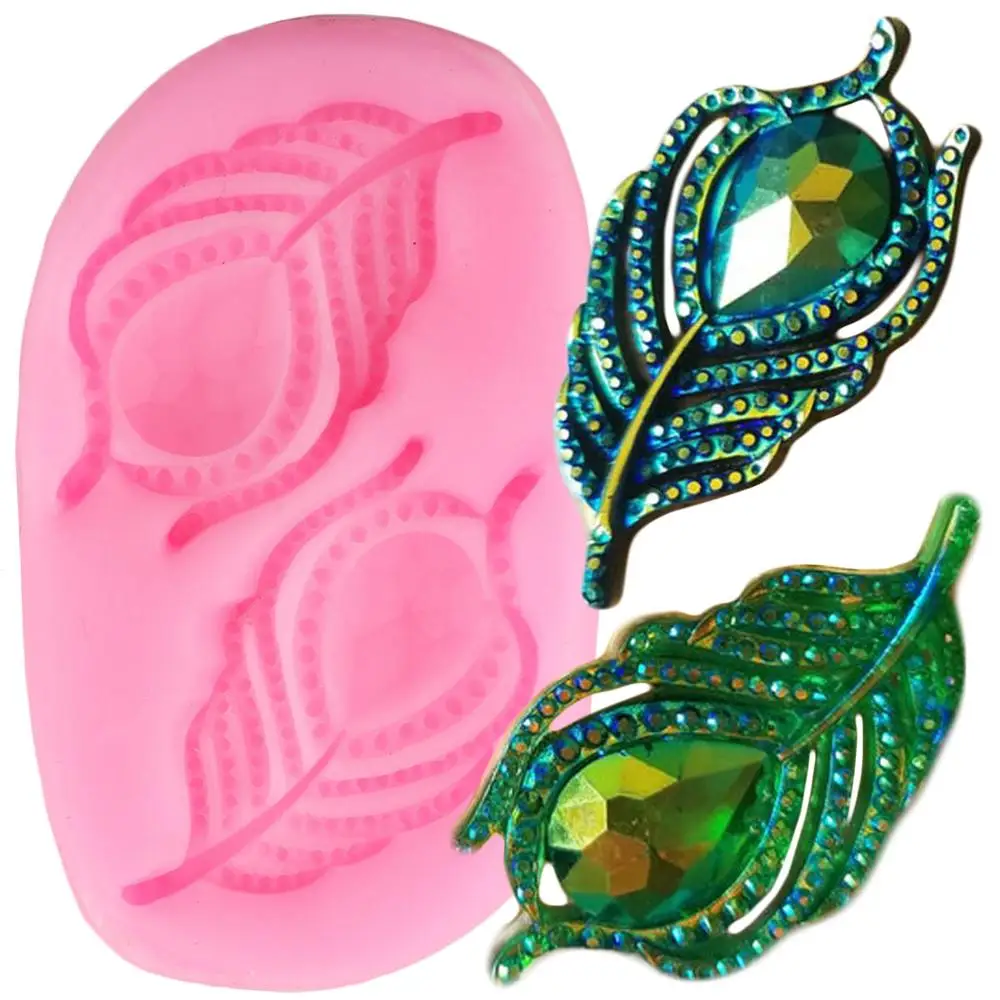 Силиконовые формы с павлиньими перьями кекс сделай сам Topper инструменты для