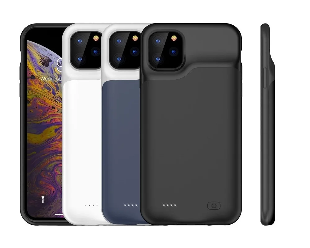 

10000mah Slim Silicone shockproof For iPhone 11 Pro case Battery Charger Case For iPhone 11 i11 Pro Max Power bank charging case