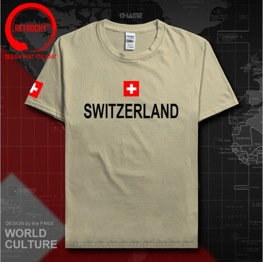 

Швейцарская Конфедерация, Швейцария, Мужская футболка 2022, хлопковая Футболка этической команды, поклонники страны, CHE CH Confoederatio Helvetica Топы