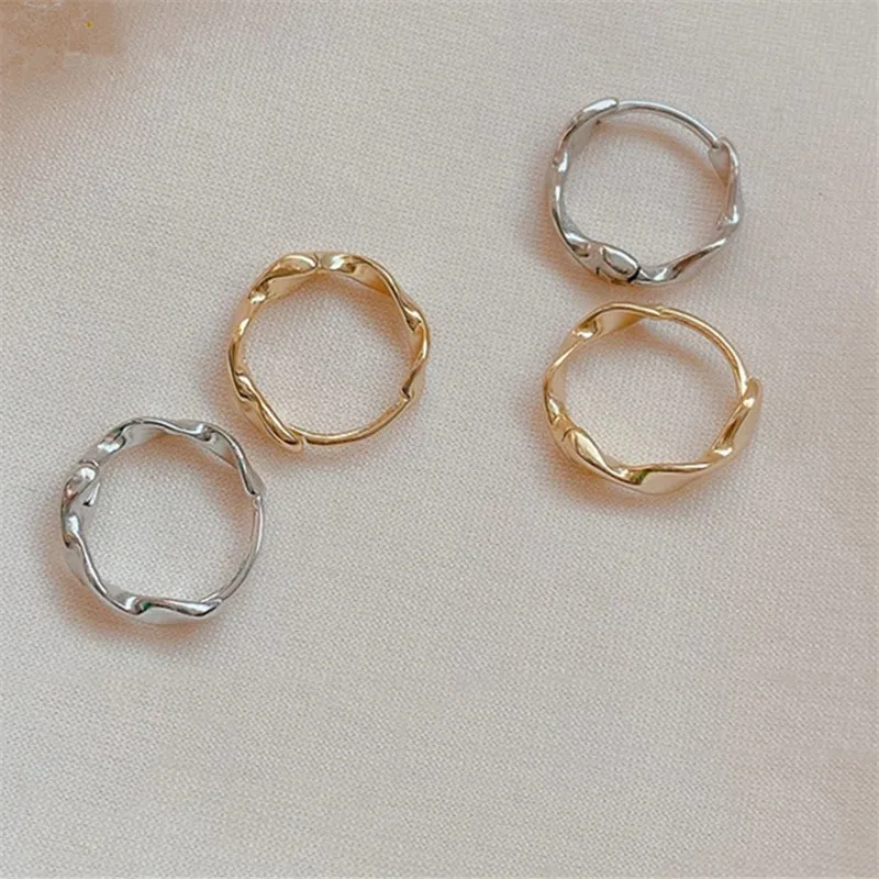 

2021 New 925 Sterling Silver Weave Stud Earrings Charm Women Girl Elegant Party Jewelry Prevent Allergy eh117
