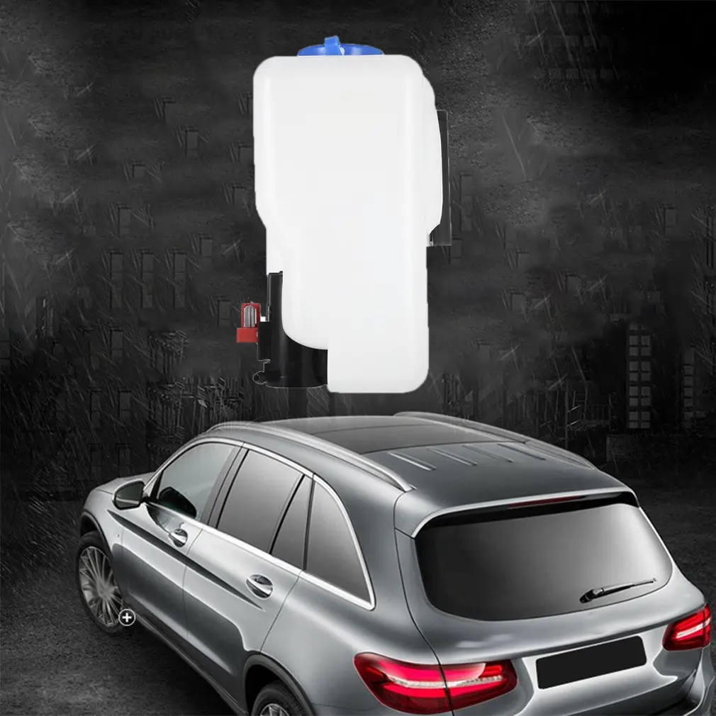 

New Washer Tank Pump Bottle Kit Universal Windshield Wiper Systems Quality Reservoir