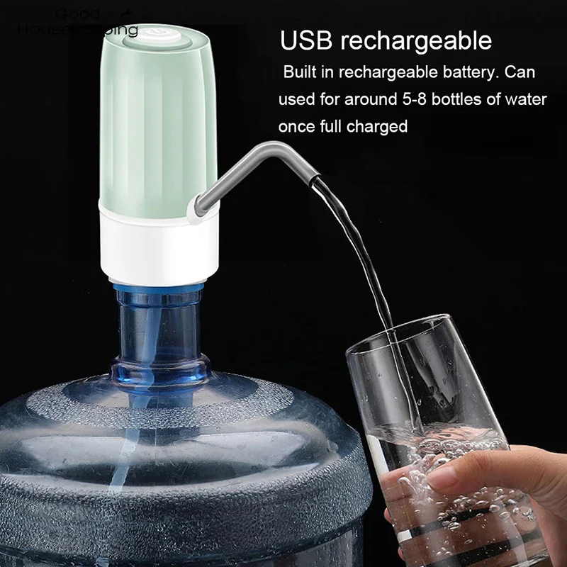 

Домашний диспенсер для воды, насос с USB-зарядкой, автоматический Электрический водяной насос, портативные бутылки для питьевой воды, питьев...