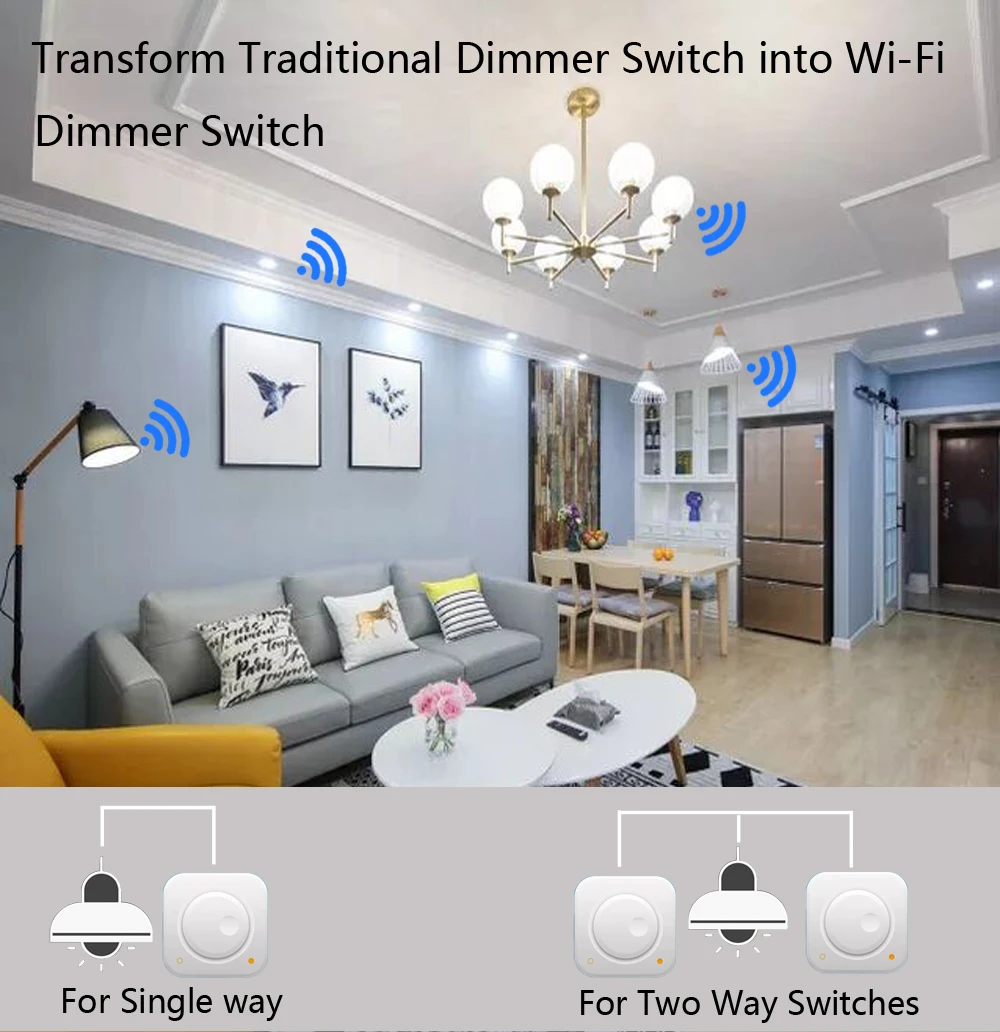 Умный диммер для светильник с Wi Fi переключатель умного дома дистанционное