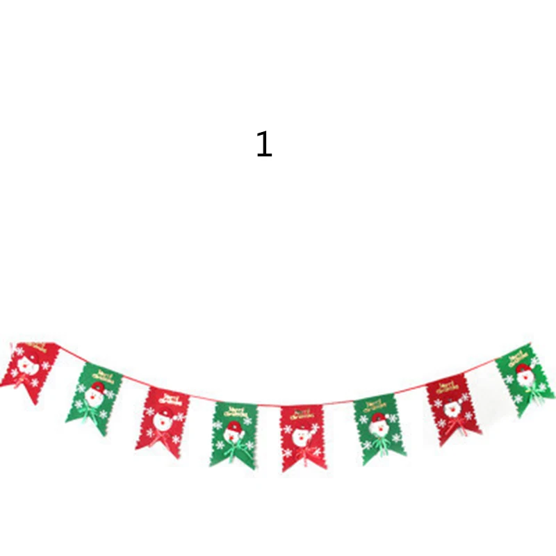 

3M Flags Banners Christmas Decorations For Home Christmas Ornaments Party Decor String Banner Buntings Christmas Garden Flag