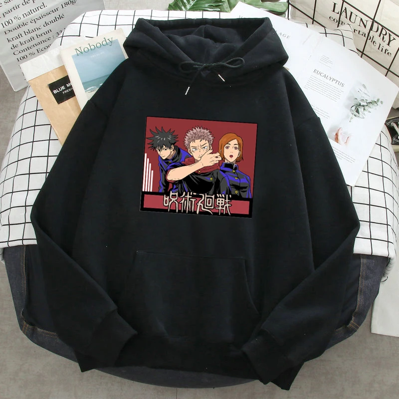 

Yuji otadori jujutsu kaisen Anime Mens Sweatshirts Hooded Fleece Casual Pullovers New Mens Full Sleeve Hoodies Outdoor Hoodie