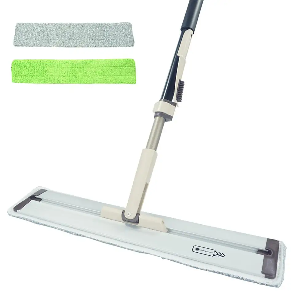 

Швабра из микрофибры для очистки пола Системы, очиститель для обработки твердой древесины и ламината, плитки, Мрамор пол, 2 моющиеся накладк...