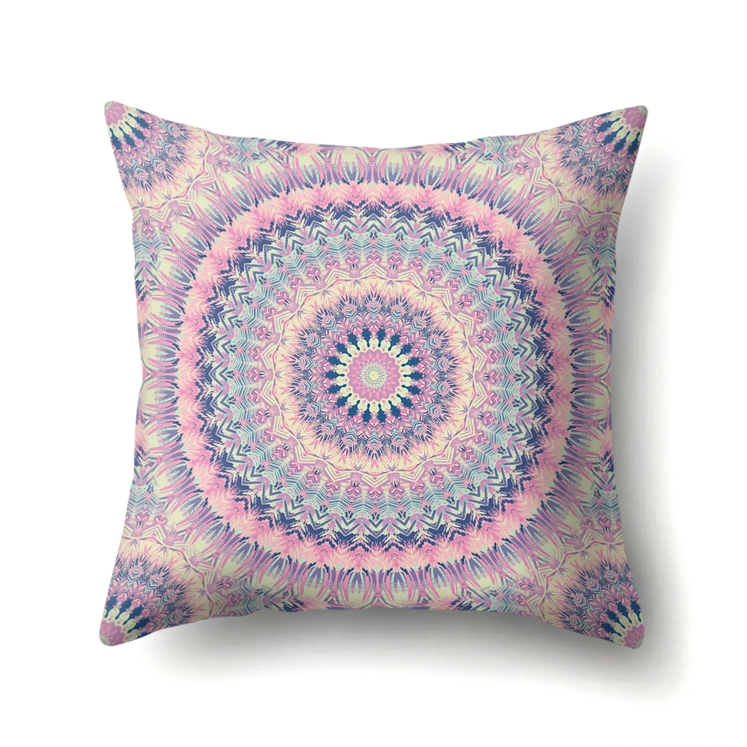 

Cute Cartoon Geometric Print Cushion Cover Polyester Decorative for Sofa Seat Soft Throw Pillow Case Cover 45x45cm Home Decor