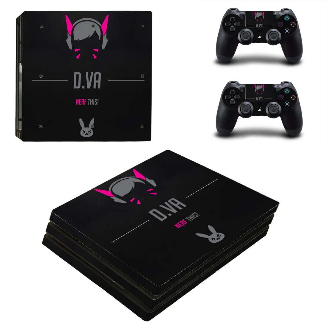 

Наклейки для консоли и контроллера New Game D.VA PS4 Pro