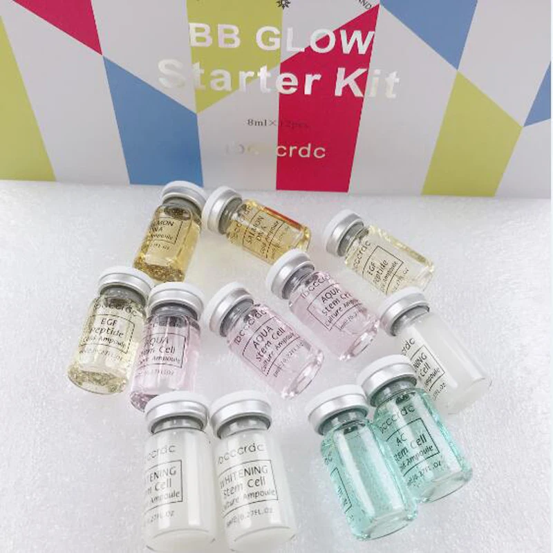 Белый бустер BB сыворотка светящийся микс стартовый набор bb крем-основа Niacinamide для