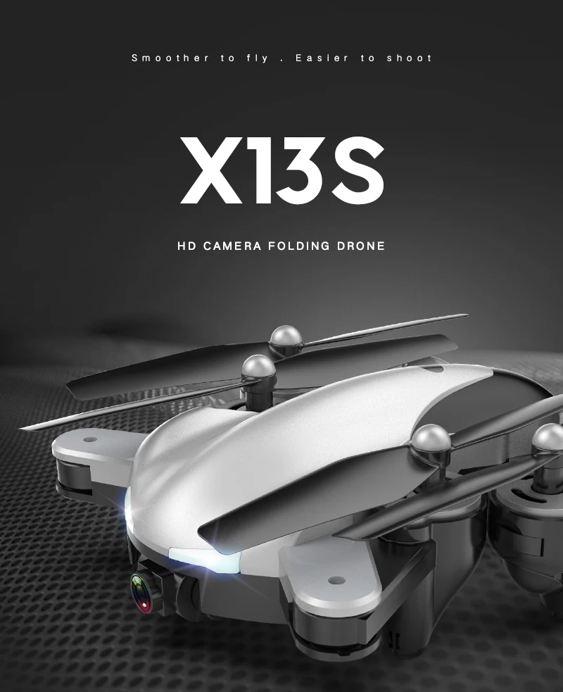 Радиоуправляемый Дрон EBOYU X13S 4 K/1080 P HD камера Wi-Fi FPV Дрон оптическое позиционирование потока контроль высоты жестов RC Квадрокоптер RTF