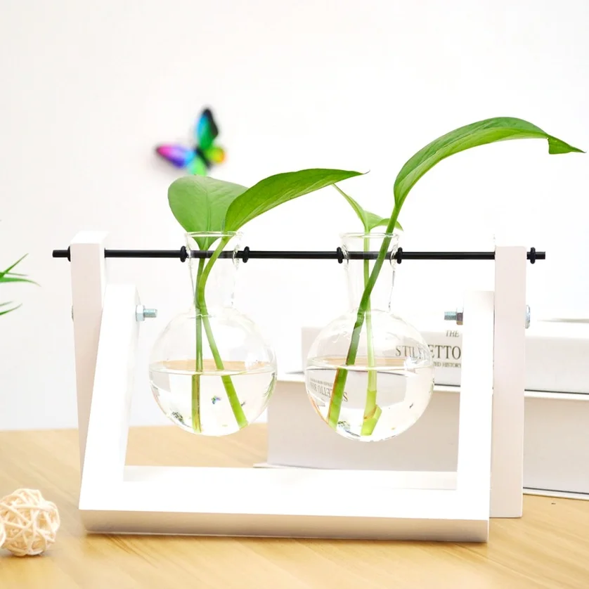 Террариум креативный гидропонный завод прозрачная ваза деревянная рамка