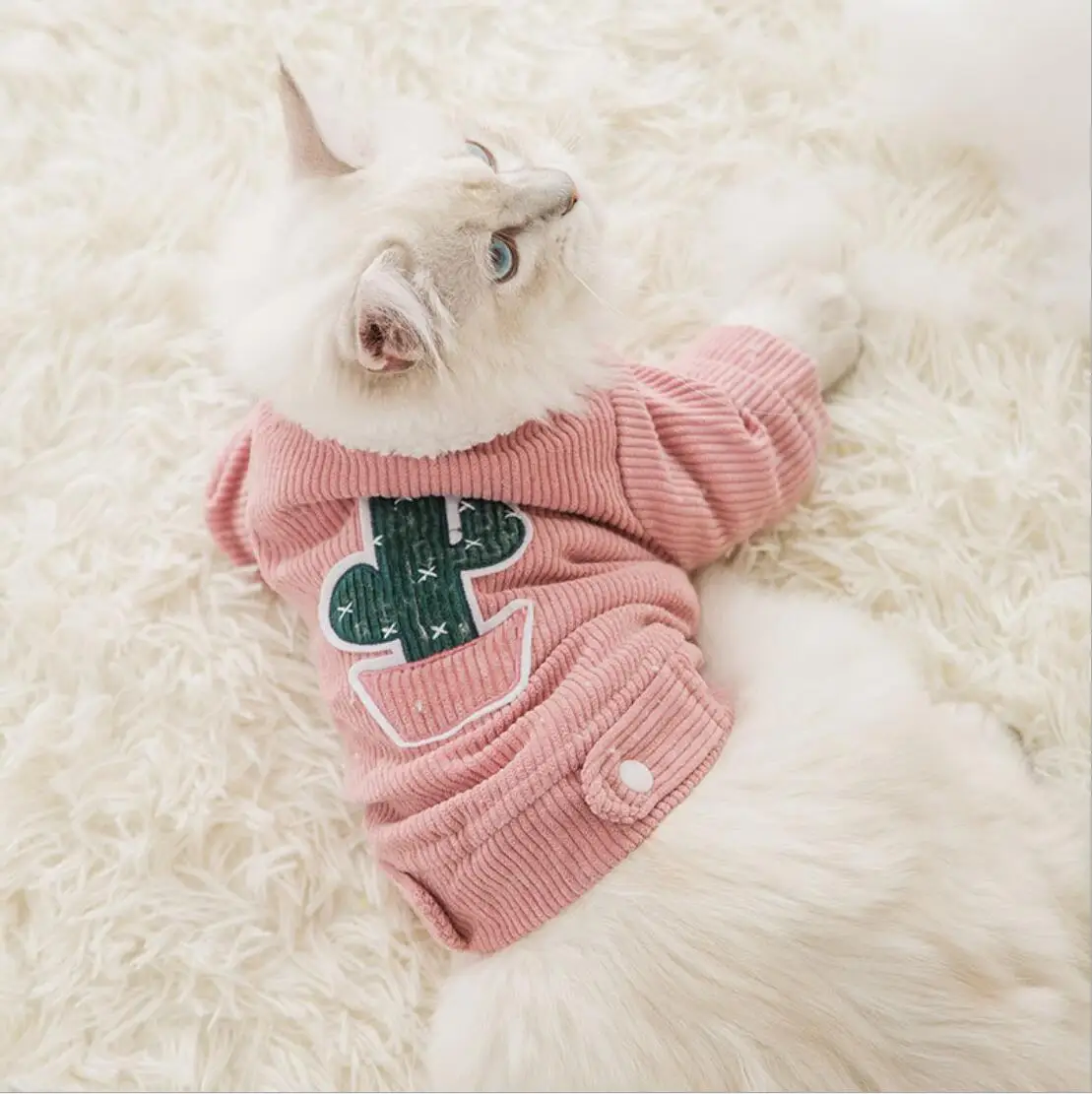 

New Warm Cat Clothes Winter Pet Puppy Kitten Coat Jacket
