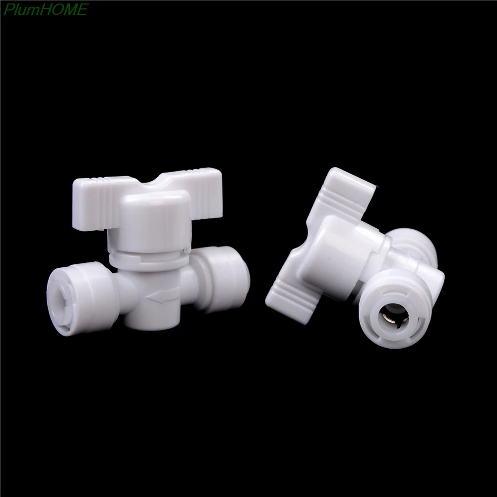

2 PCS/lot Osmosis System Plastic 1/4" OD Tube Tee Type PE Pipe Fitting Hose Quick Connector Aquarium RO Water Filter Reverse