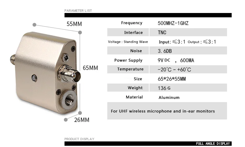Разветвитель направленной антенны усилитель дистрибьютора для 2 комплектов