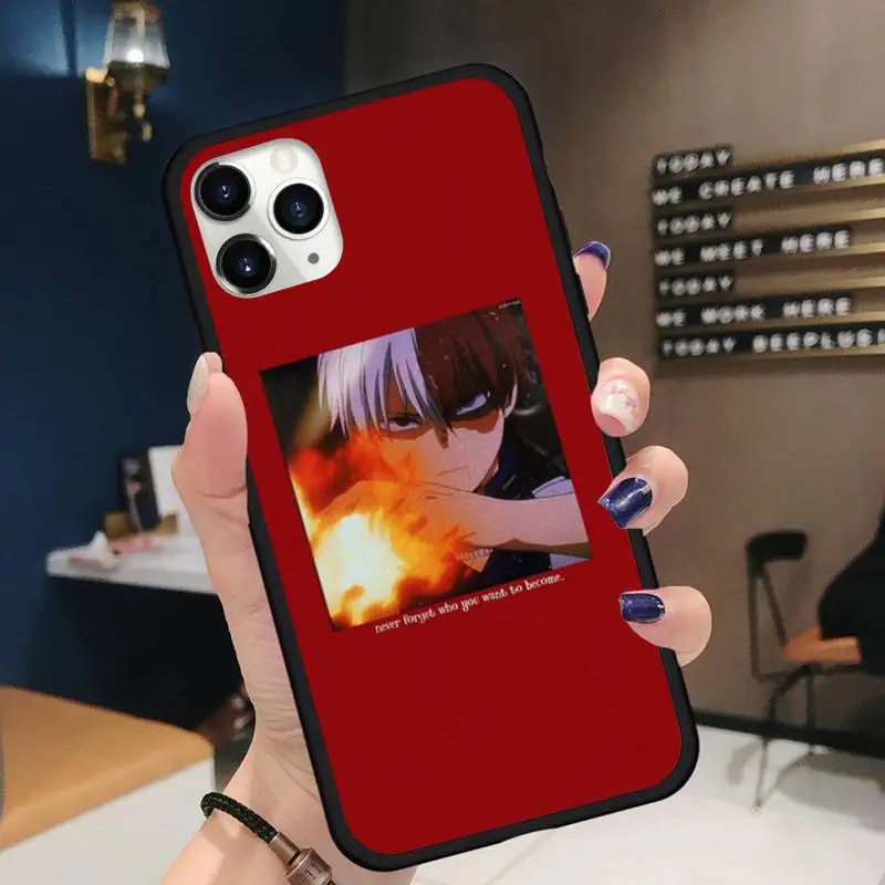 

My hero academia Phone Case for iPhone 11 12 pro XS MAX 8 7 6 6S Plus X 5S SE 2020 XR Soft silicone