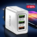 OLAF 18 Вт Быстрая зарядка 3,0 для iPhone 7 8 вилка стандарта ЕССША быстрое зарядное устройство адаптер для iPhone xs max xr Samsung Xiaomi Huawei