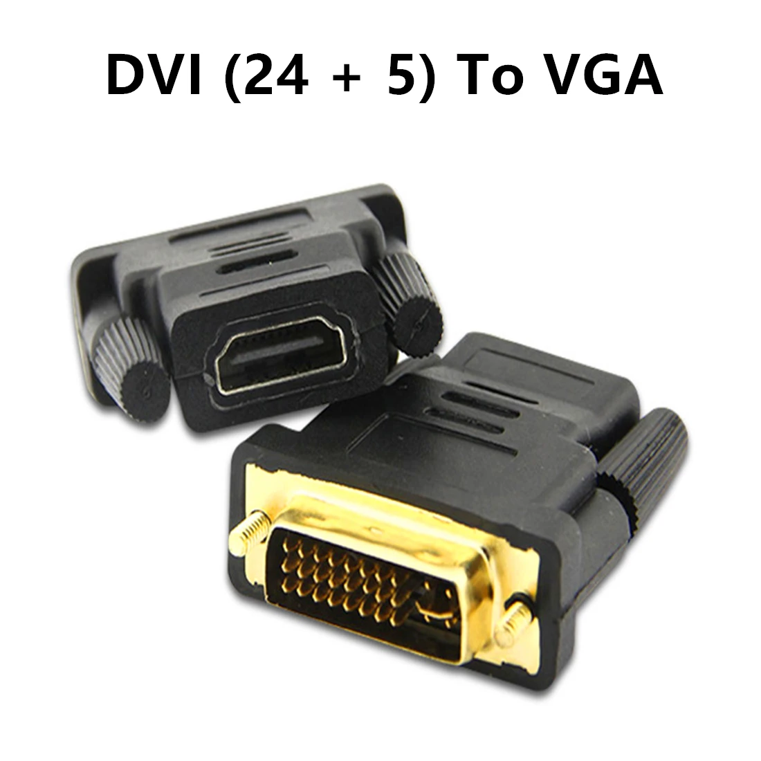 Конвертер DVI HDMI совместимый с Male 24 + 5 к Женский адаптер I двухканальный Интерфейс