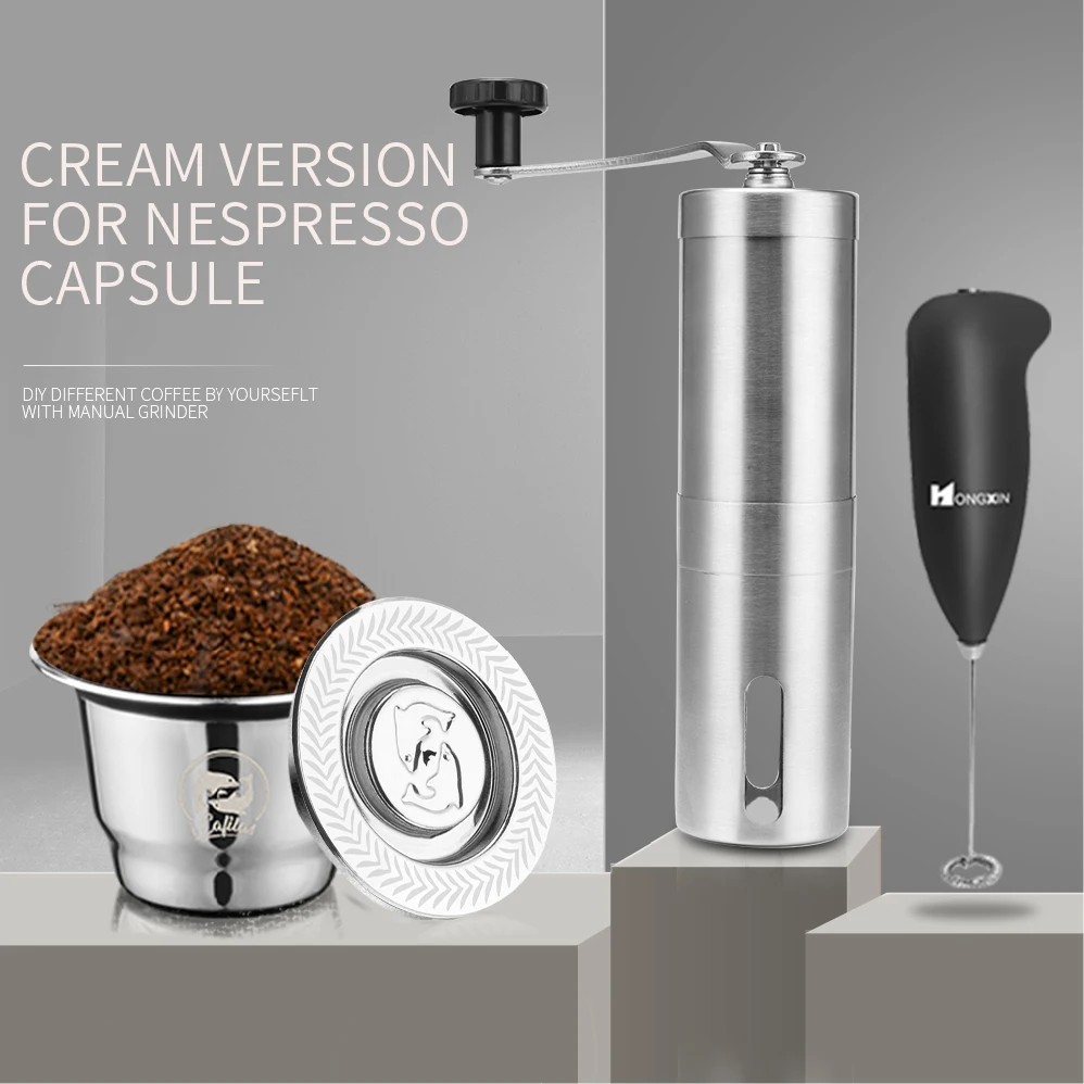 Капсулы для эспрессо многоразовые капсулы Nespresso из нержавеющей стали с