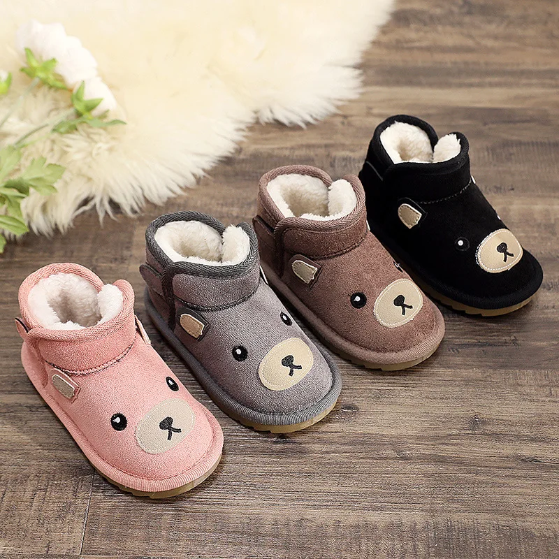 Ботинки детские зимние с плюшевой подкладкой для мальчиков и девочек От 1 до 10 лет