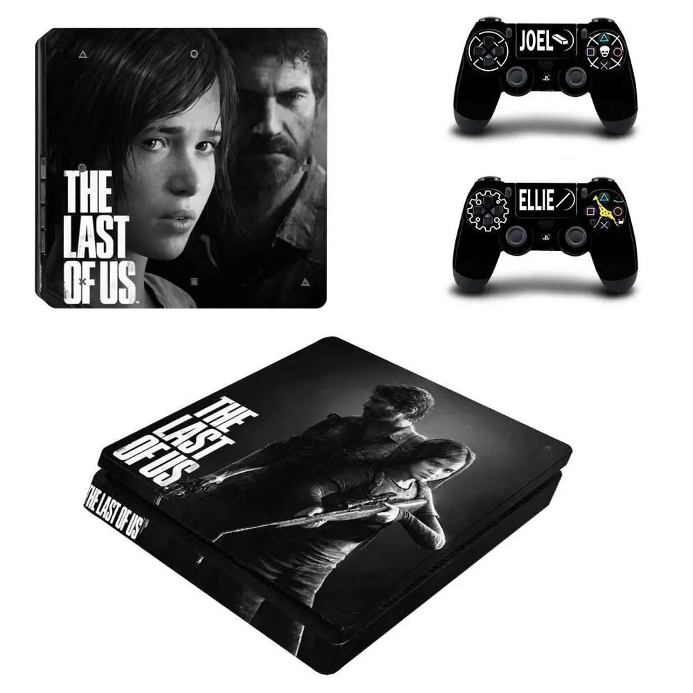 Последняя из нас тонкая защитная наклейка для PS4 Виниловая консоли и контроллера