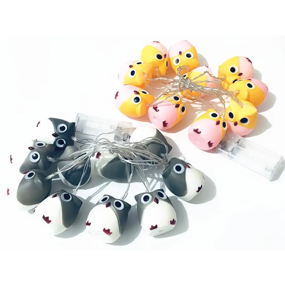 HobbyLane светодиодный свет на Рождество Хэллоуин страшная сова гирлянды для дома