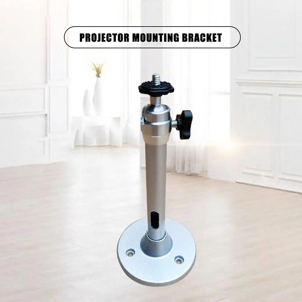 

18cm Projector Hanger 360 Rotation Adjustable Ceiling Mount Stand Universal Mini LCD Projector Ceiling Wall Mount Metal Bracket