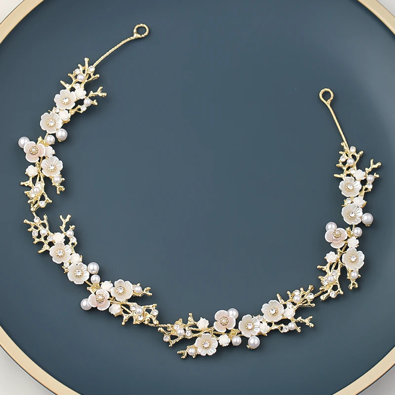 Золото с ретром вкусом женские свадебные туфли лодочки и повязка на голову