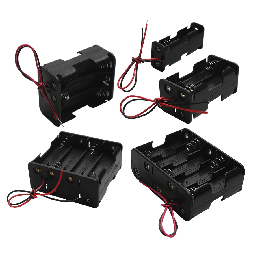 Задняя крышка-держатель для батареек аа 1 шт. футляр с проводными выводами 2 4 6 8 10