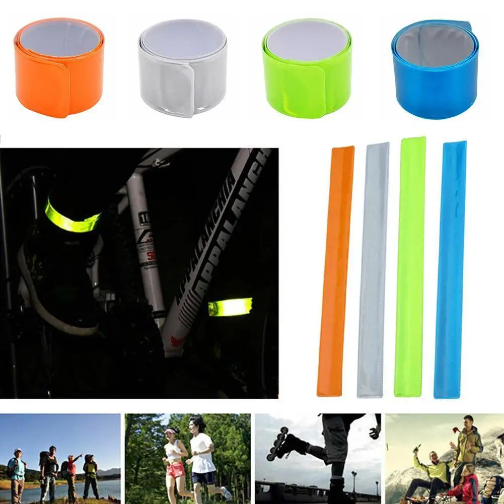

Reflective Band for Running High Visible Night Safety Gear for Arm Wrist Waist Ankle Safety Reflective Belt 120 * 20 * 4mm