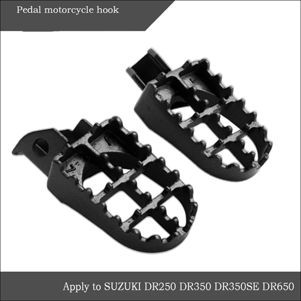 

Motorcycle Rear Foot Pegs Pedals For Suzuki DR350 & DR350S 1990-1999