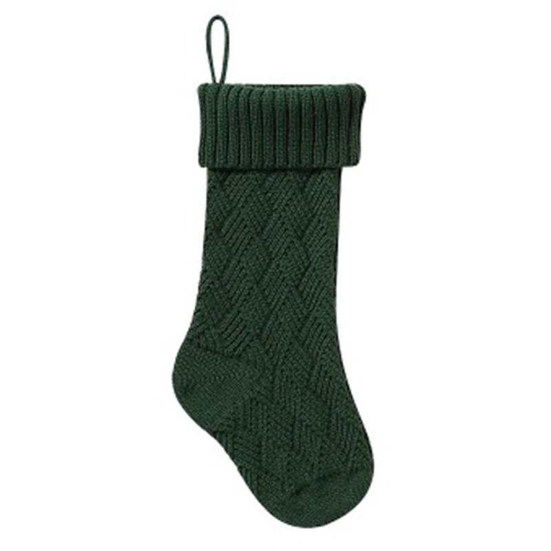 

4-Piece Set of Knitted Christmas Socks Gift Bag Decoration Christmas Decoration Wall Decoration