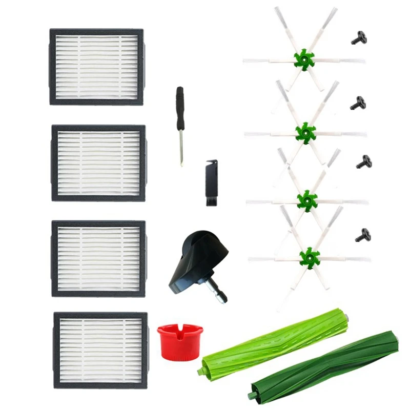 

Промо-акция! Пылесос Запчасти для Авто Hepa фильтр, боковая щетка для IRobot Roomba E5 E6 I7 I7 + пылесос аксессуары