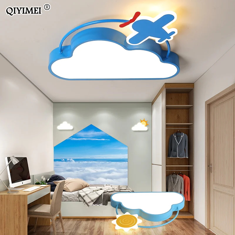 Современные светодиодные потолочные лампы лампа в форме облака с дистанционным